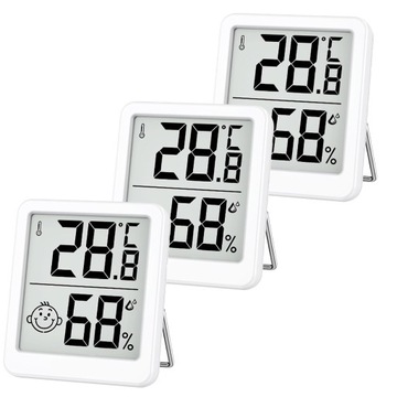 ЭЛЕКТРОННЫЙ МИНИ-ЦИФРОВОЙ ГИГРОМЕТР, ПОДХОДЯЩИЙ ДЛЯ ТЕПЛИЦ, ХРАНЕНИЙ, СПАЛЬНЕЙ
