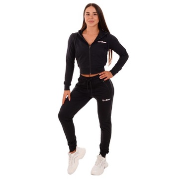 DAMSKIE SPODNIE DRESOWE FITNESS CZARNE GymBeam XL