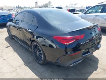 Mercedes CLA C118/X118 2023 Mercedes-Benz CLA 250 COUPE 2023, od ubezpieczalni 2.0 Benzyna 221KM, zdjęcie 3