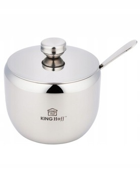 KINGHOFF СТАЛЬНАЯ сахарница KH-3723 560мл