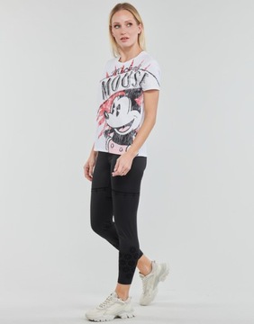 T-shirt MICKEY, biały, nadruk, Desigual M