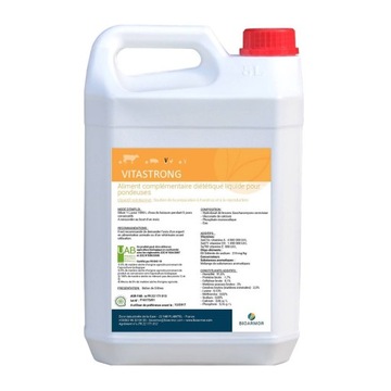 WITAMINY PROBIOTYK DLA KUR NIOSEK na nieśność skorupki jaj VITASTRONG 5L