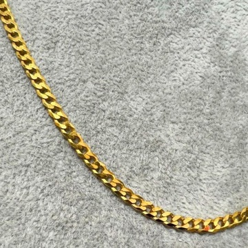 Bransoletka męska bransoleta pancerka pełna 3,5mm srebro 925 ciężka złota