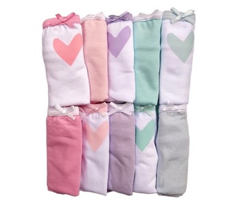 PRIMARK majtki figi SERCA 104cm 3-4lata 10szt
