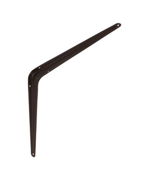 KĄTOWNIK WSPORNIK POD PÓŁKĘ PÓŁKI 300x350 mm BRĄZ