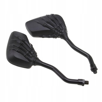 ЗЕРКАЛА ХРОМ МОТОЦИКЛ СКЕЛЕТ РУКА CZ08