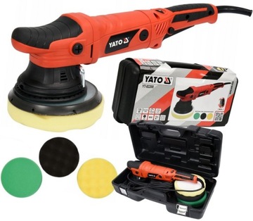 YATO POLERKA SZLIFIERKA MIMOŚRODOWA SAMOCHODOWA 720W +3 GĄBKI YT-82200