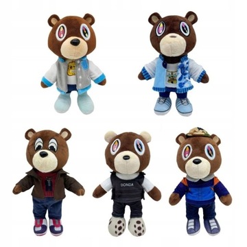 МЕДВЕДЬ-МАСКОТ KANYE DONDA МЕДВЕДЬ ПЛЮШЕВАЯ ИГРУШКА 30 СМ