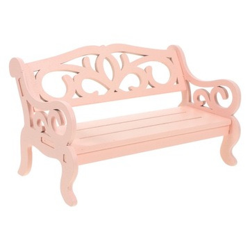 Миниатюрные игрушки на деревянном стуле 2 шт.