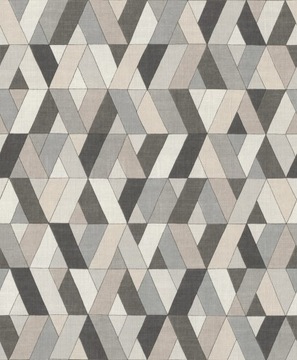 NOWOCZESNA TAPETA geometryczna TRÓJKĄTY ROMBY flizelina