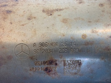 MERCEDES SPRINTER W907 316 КАТАЛИТИЧЕСКИЙ ДИЗЕЛЬНЫЙ ФИЛЬТР ЧАСТИЦ DPF ОРИГИНАЛ