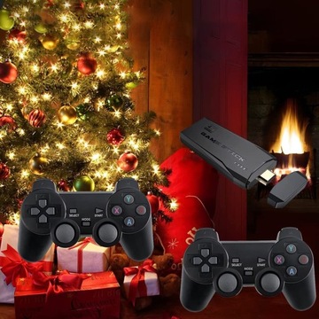 ИГРОВАЯ КОНСОЛЬ РЕТРО 2 ИГРОВЫЕ КОЛОДКИ 20 000 ИГР КОНТРОЛЛЕР 2.4G