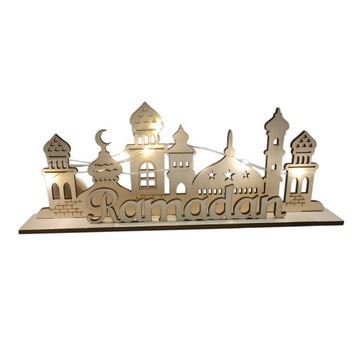 Ид Мубарак Украшение Стола Мусульманское Исламское Украшение Рамадана Луна Звезда