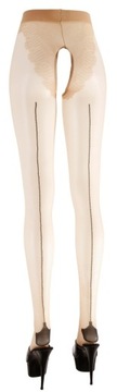 Rajstopy cieliste z otworem 3/M Cottelli LEGWEAR