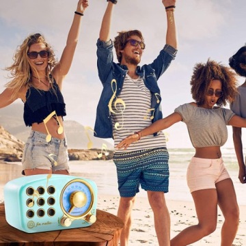 Feegar РЕТРО Bluetooth винтажное кухонное FM-радио