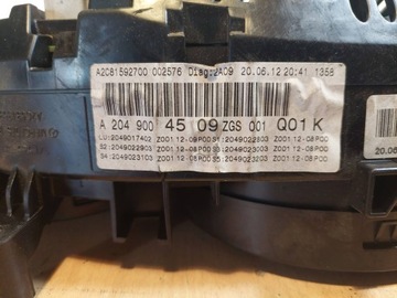 BUDÍKY PŘÍSTROJOVÁ DESKA MERCEDES TŘÍDA C W204 A2049004509
