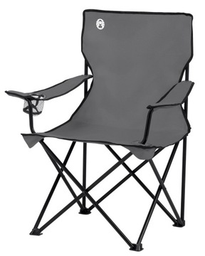 Krzesło turystyczne z oparciem COLEMAN Standard Quad Chair Szare