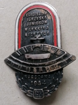 EUROPEJSKIE IGRZYSKA JUNIORÓW 1964 WARSZAWA