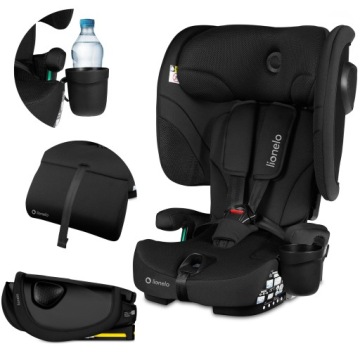 Автокрісло Складане 76-150 см ISOFIX 9-36 кг Широкий Lionelo Nelly