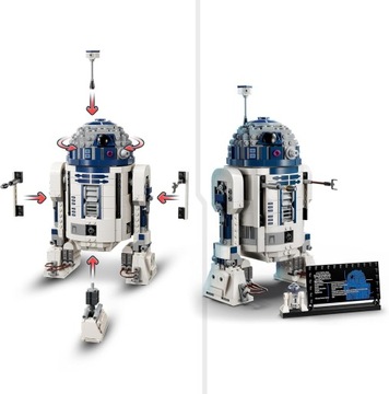 LEGO Star Wars R2-D2 75379 Набор фигурок из кубиков и электронной книги 4 в 1