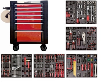 Wózek narzędziowy 7 szuflad CatcherTool + 455 cz.