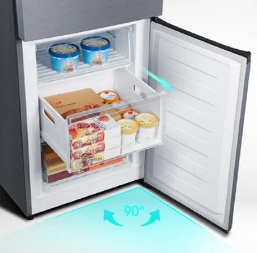 HISENSE RB440N4GBE Холодильник No Frost 200,4см Черный