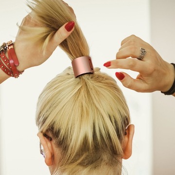 4 шт. Металлическая пряжка для ремня с хвостиком для волос Uch