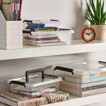 ПЛАСТИКОВЫЙ КОНТЕЙНЕР С КРЫШКОЙ МАЛЕНЬКАЯ КОРОБКА ДЛЯ ХРАНЕНИЯ 0,35 Л