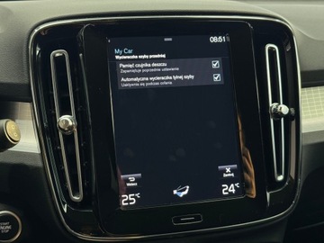 Volvo XC40 Crossover Plug-In Facelifting 1.5 T4 211KM 2022 Volvo XC 40 T4 Plug In Inscription / CarPlay / Naw, zdjęcie 30