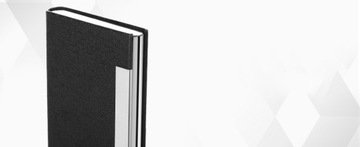 Визитница кожаная Элегантный подарок для начальника на искусственной коже черная МУЖСКАЯ