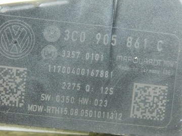 3C0905861C UZAMČENÍ SLOUPCE ŘÍDÍCÍ EVROPA EU VW PASSAT B6 05-10