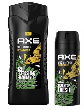 Axe Żel i Dezodorant Wild Mojito w Zestawie Moc Dzikiej Świeżości w Duecie