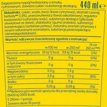 Сироп LEMON ICE TEA для карбонизатора SodaStream