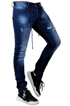 MP005 r. XL Jeansy MĘSKIE MODNE SLIM FIT