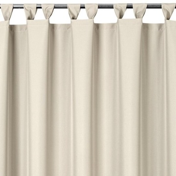 Садовая штора Garden Light Beige 155х260 см - Крепление на подтяжках/липучке