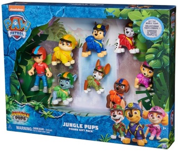 PAW PATROL JUNGLE PUPS 8 ФИГУРКИ СОБАКИ РАЙДЕР ПОВИЖНЫЕ ФИГУРКИ PAW PATROL