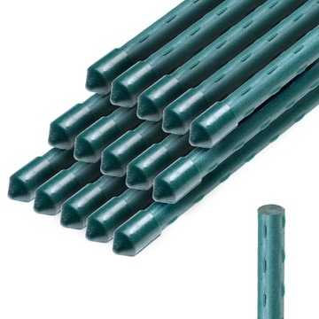 15x KADAX TYCZKA DO ROŚLIN 120CM PODPORA POMIDORÓW KWIATY STALOWA POWLEKANA