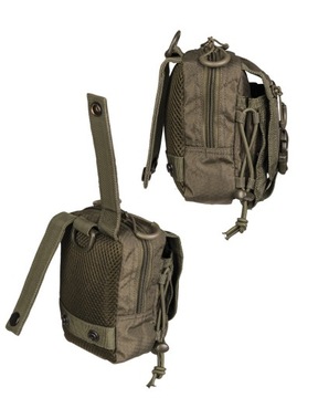 Сумка HEXTAC BELT MOLLE POUCH MIL-TEC POCKET, ЧЕРНЫЙ