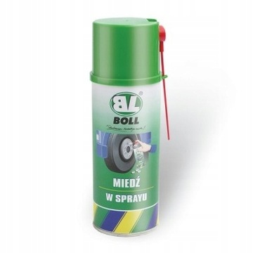 MIEDŻ W SPRAYU 400ML MIEDZIANY -40 +1100 C BOLL