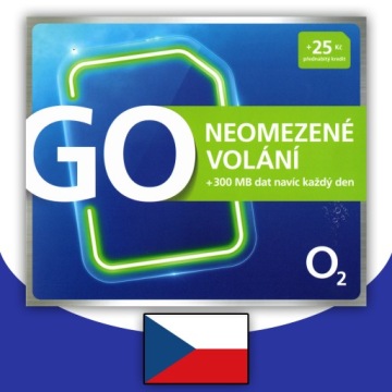 Анонимная чешская SIM-карта ПРЕДОПЛАТА O2 25 KC + МБ БЕЗ РЕГИСТРАЦИИ