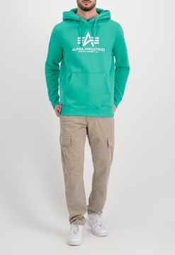 Mikina Alpha Industries Basic Hoody atomic green L