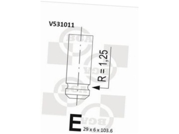 BGA V531011 VENTIL VÝFUKOVÝ