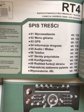 PEUGEOT 607 + navi инструкция по эксплуатации на польском языке