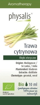 OLEJEK ETERYCZNY TRAWA CYTRYNOWA (LEMONGRASS)10 ml