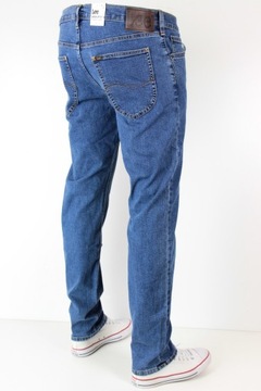 LEE DAREN jasne proste spodnie jeans ZIP W38 L34