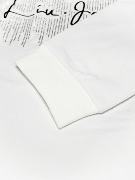 Bluza damska LIU JO biała z logo - L