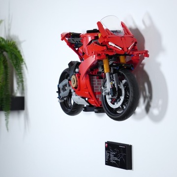 Ducati Panigale V4 S 42202 - Uchwyt Na Ścianę Wieszak Na LEGO Motocykl