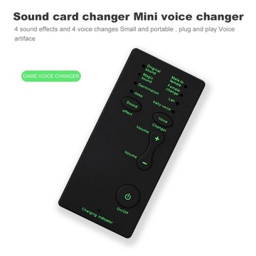 Мини-портативная машина для изменения голоса со звуковыми эффектами