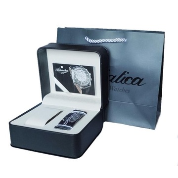Zegarek damski szwajcarski klasyczny z datą na pasku skórzanym Adriatica