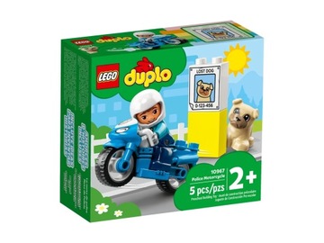 LEGO DUPLO 10967 Полицейский мотоцикл